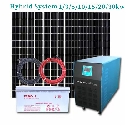 Off Grid Solar System 10Kw 30Kw 50Kw 100Kw Hybrid Solar Energy System Camping