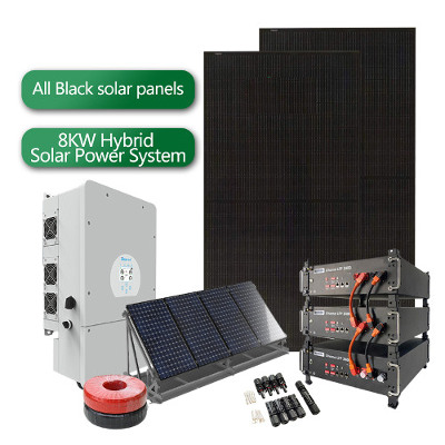 Solar Home System Kit 5Kw 8Kw 10Kw 12Kw Solar Energy Battery Storage System With Kit Solar Panel